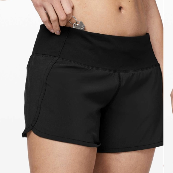 Lululemon Run Times Short II *4"Black reflective zipper - Picture 4 of 12